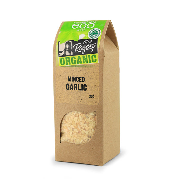 Mrs Rogers Organic Garlic Minced 30g