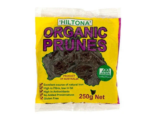 'Hilltona' Organic Prunes 250g