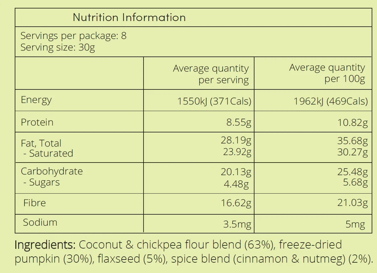 Dr Julie's Kitchen - Baby Porridge with Pumpkin 60g