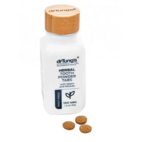 Dr Tung's Herbal Tooth Powder Tabs - Mint free 100's