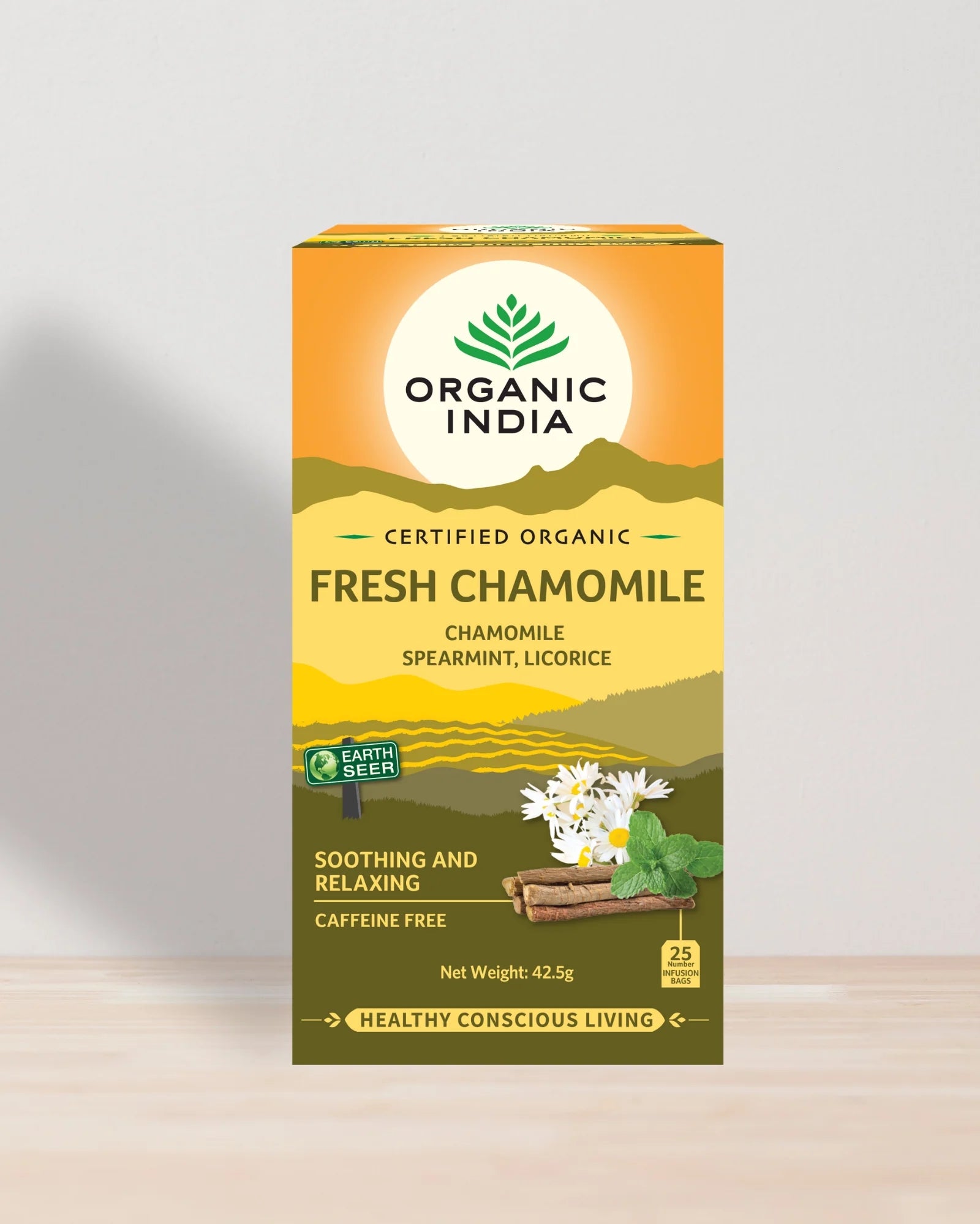 Organic India Fresh Chamomile Tea 25's