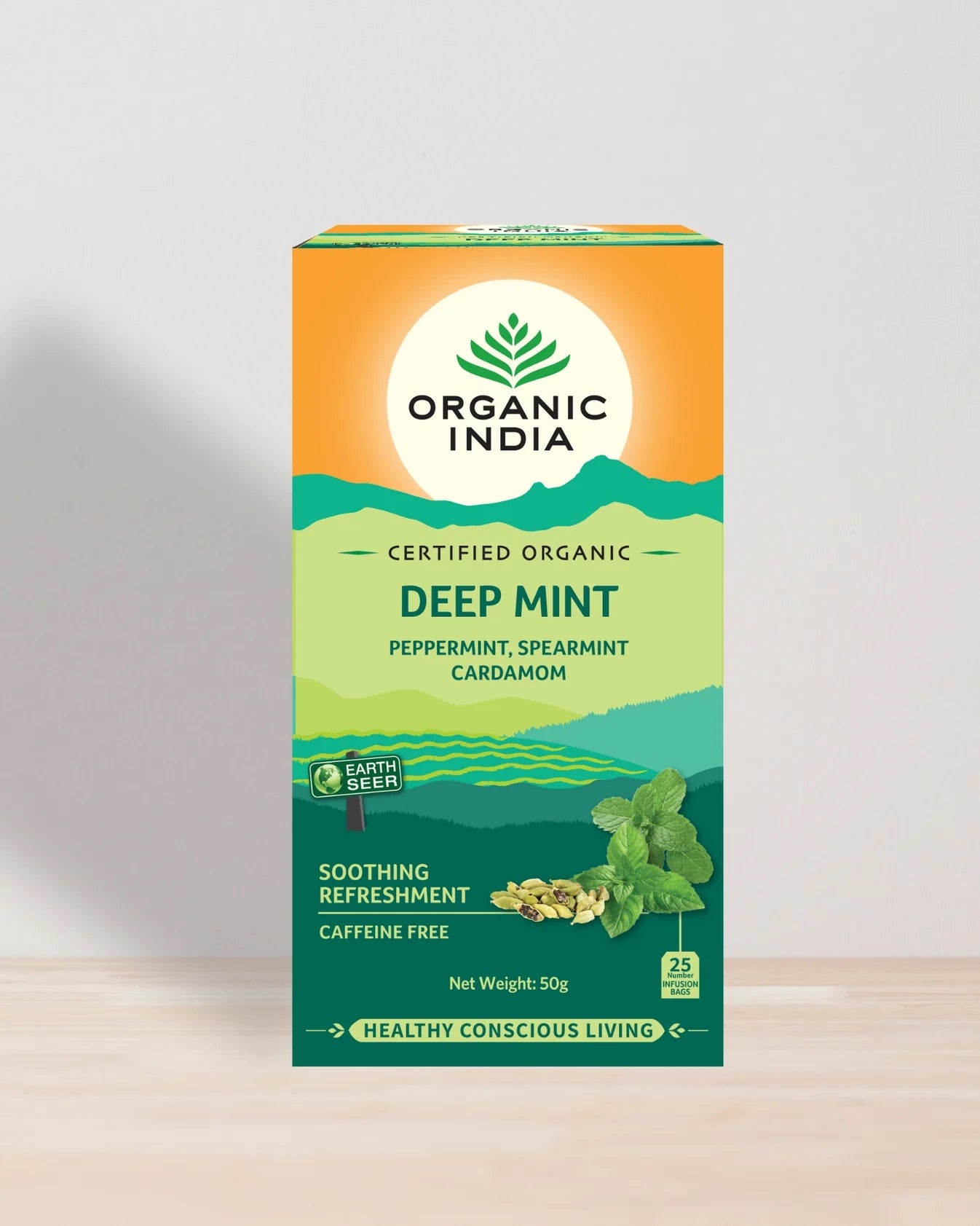 Organic India Deep Mint Tea 25's