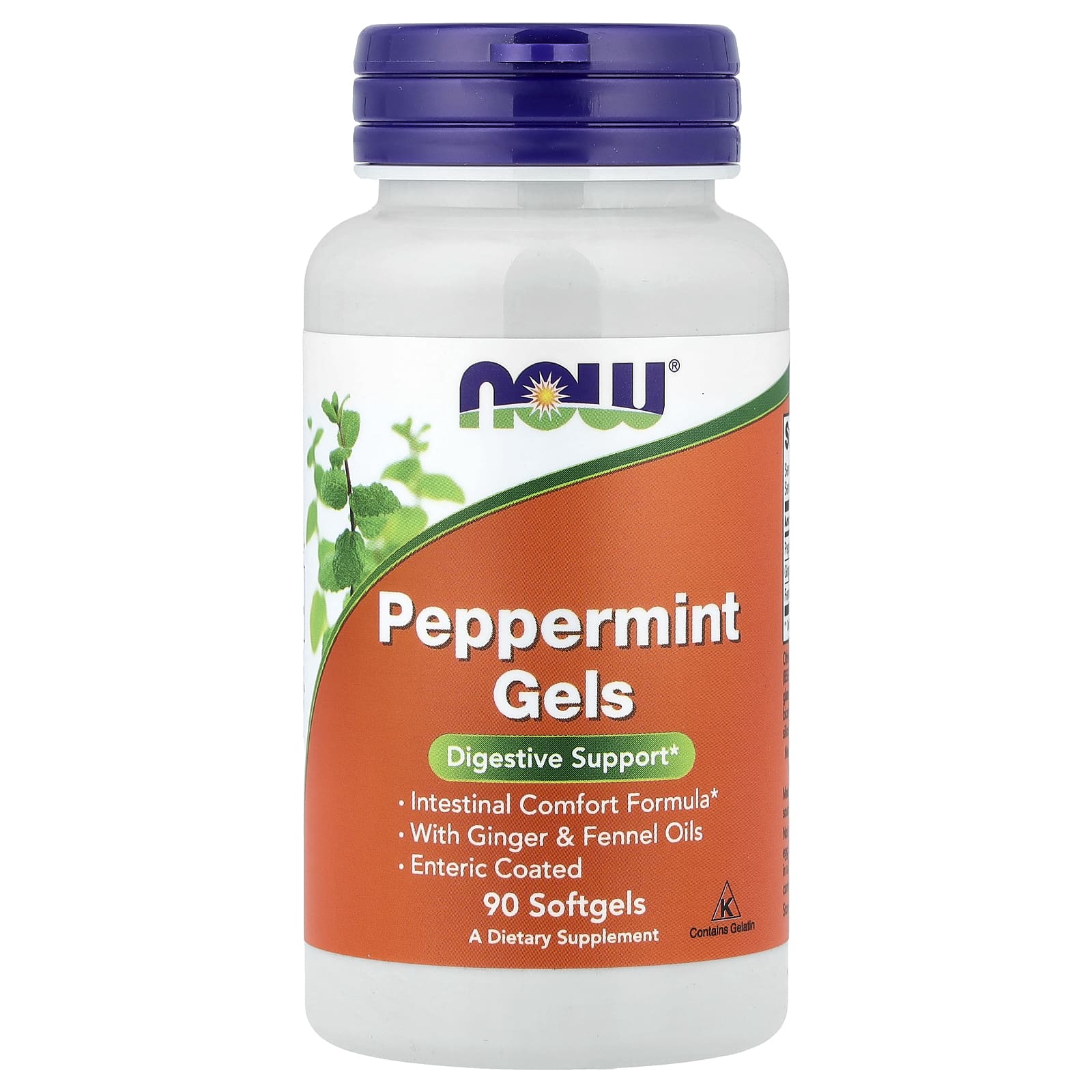 Now Peppermint Gels 90 caps