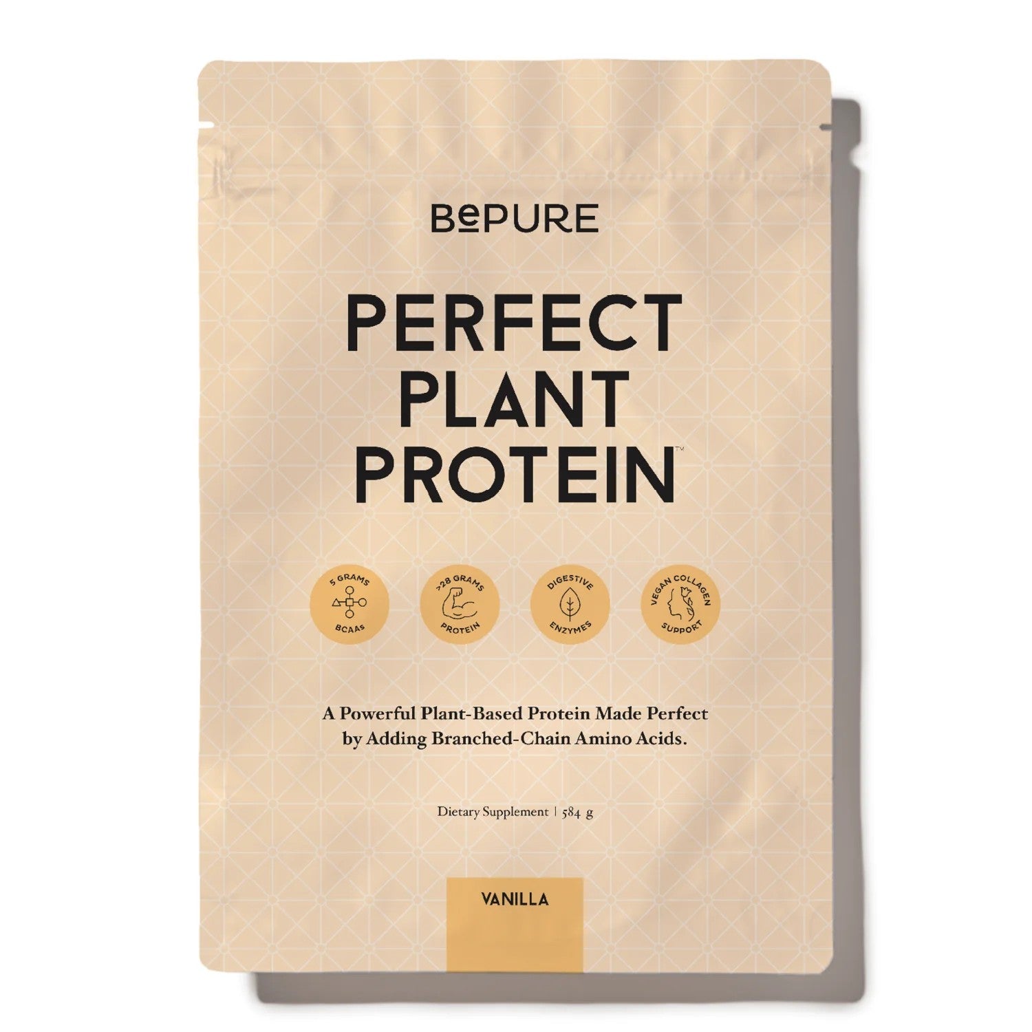 BePURE - Perfect Protein - Vanilla 584g pouch