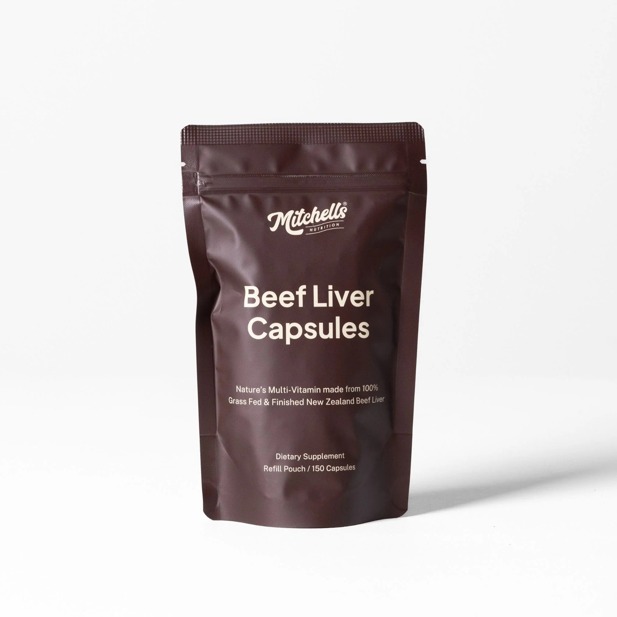 Mitchells Beef Liver 150 cap POUCH