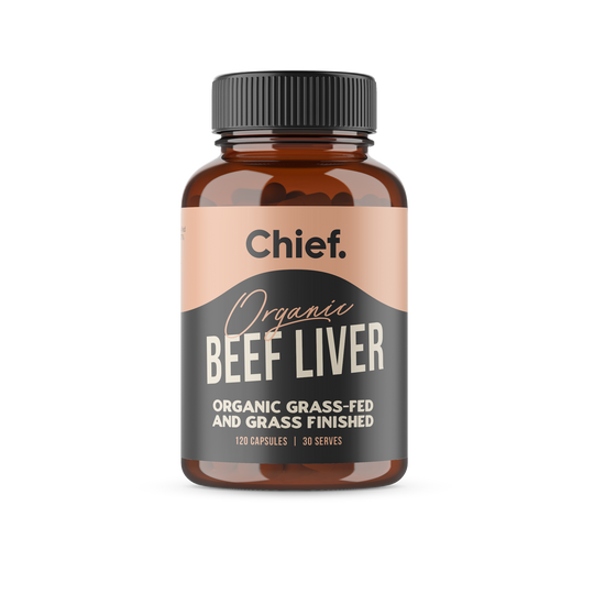 Chief Organic Beef Liver Capsules 120's