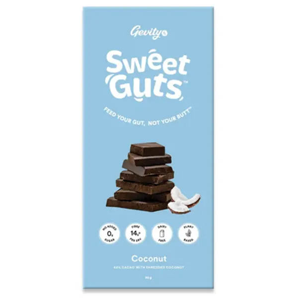 Gevity Sweet Guts Chocolate - Coconut 90g