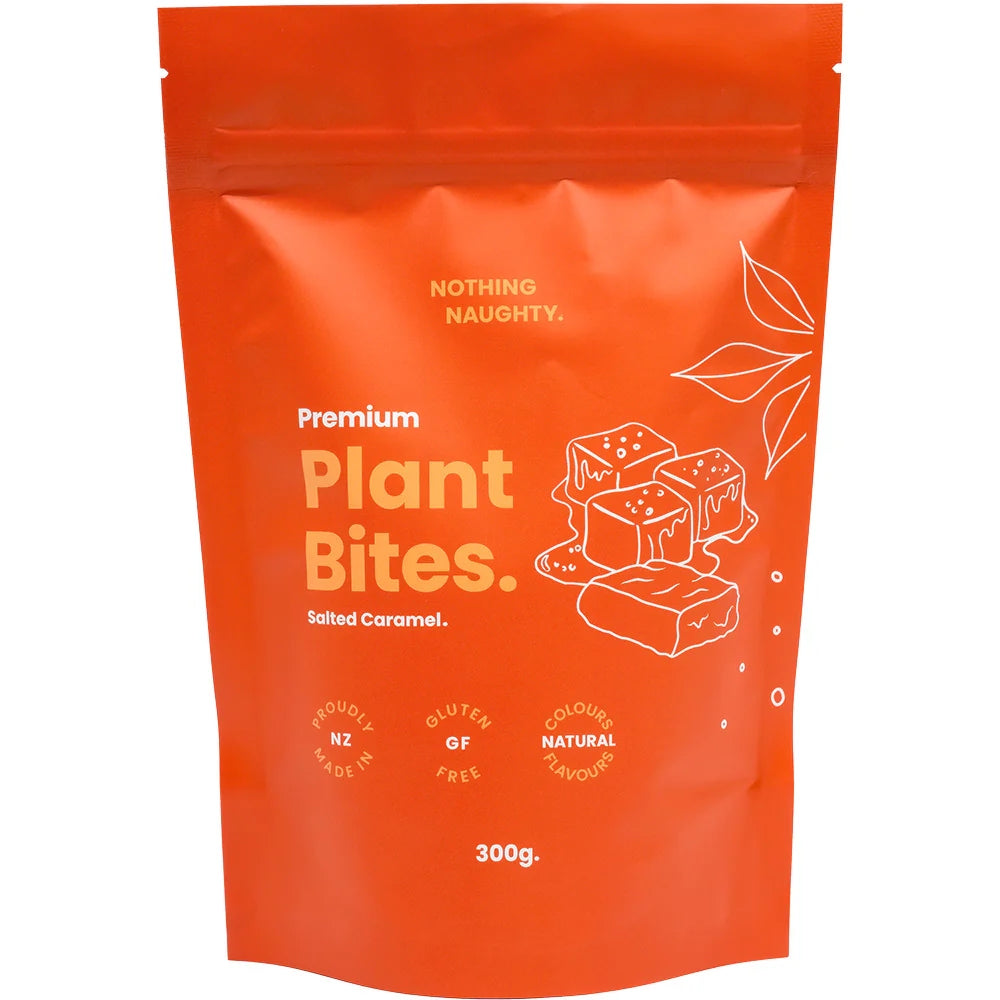 Nothing Naughty Plant Bites - Salted Caramel 300g