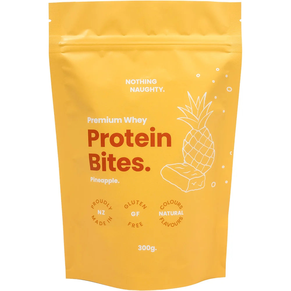 Nothing Naughty Whey Protein Bites - Pineapple 300g