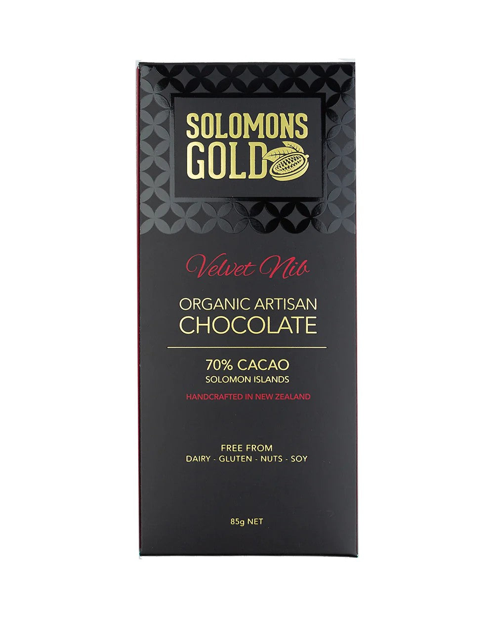 Solomons Gold Dark Velvet Nib 70% 85g
