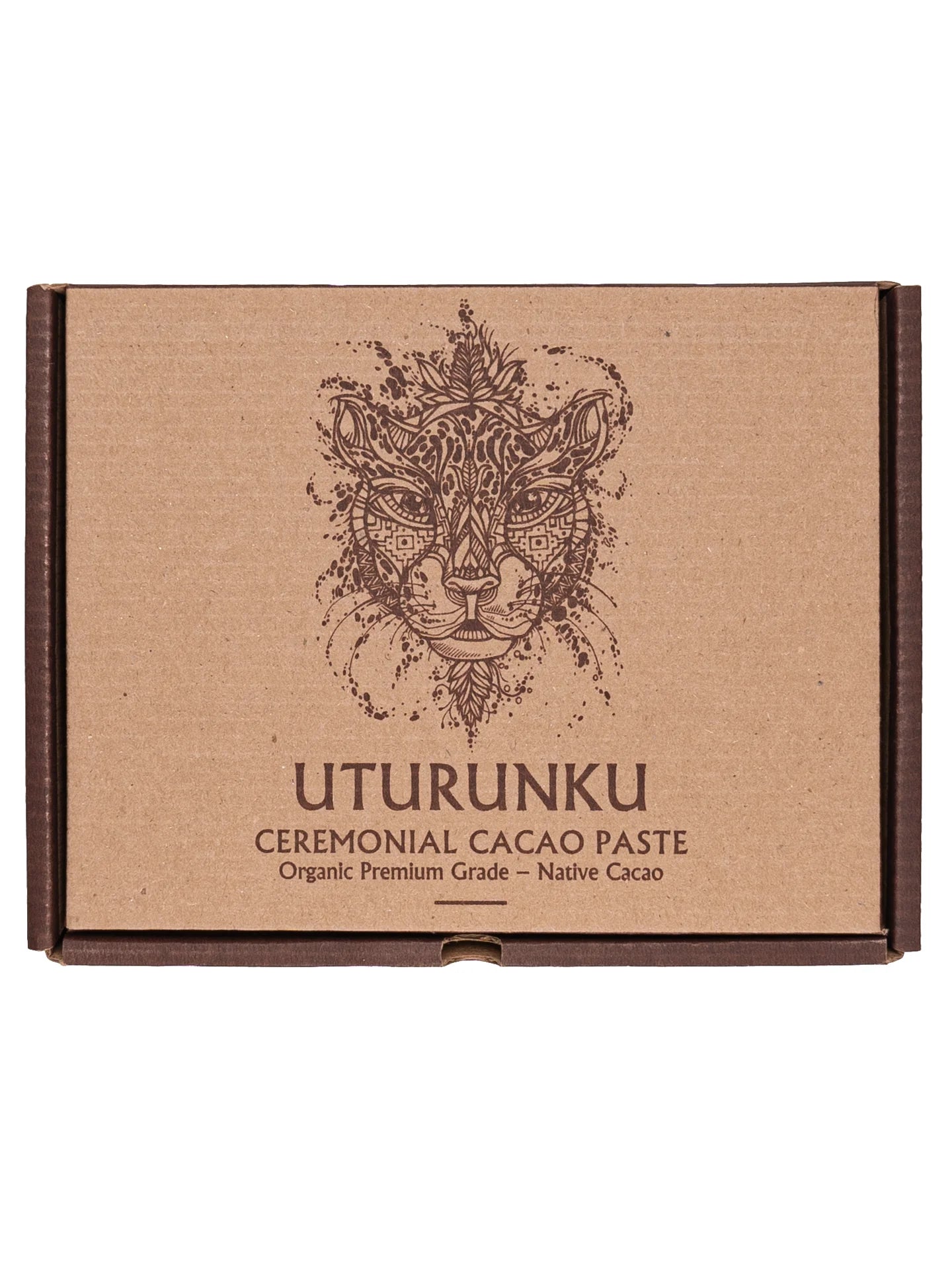 Raw Ceremonial Cacao Paste Block Uturunku 500g