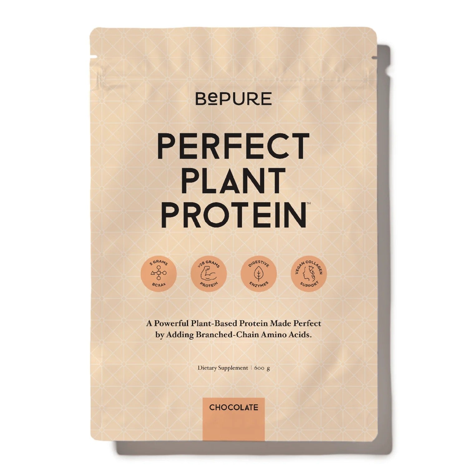 BePURE - Perfect Protein - Chocolate 584g pouch
