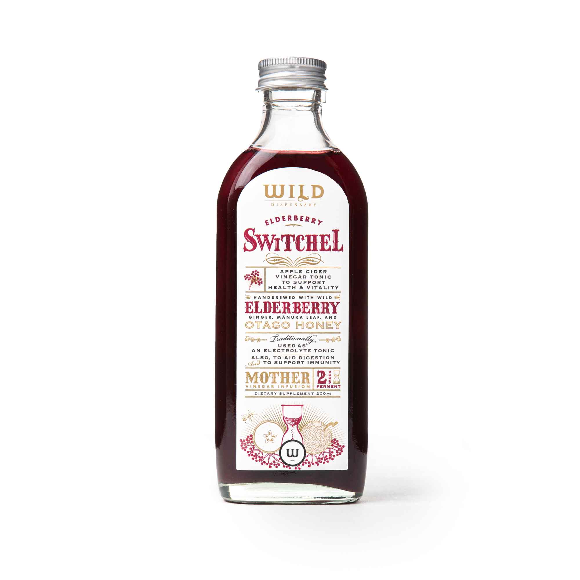 Wild Dispensary - Elderberry Switchel 200mL