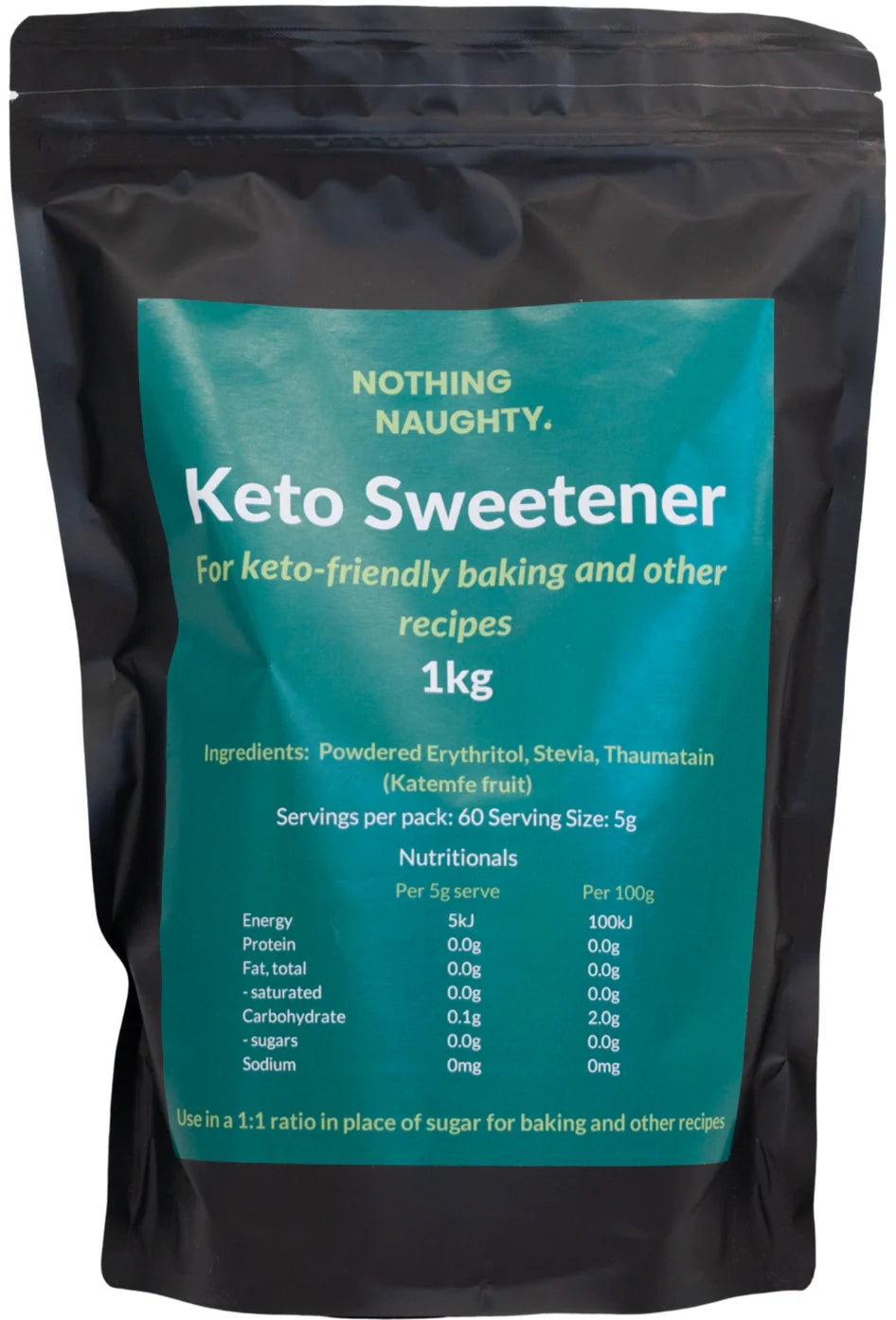 Nothing Naughty Keto Sweetener 1kg