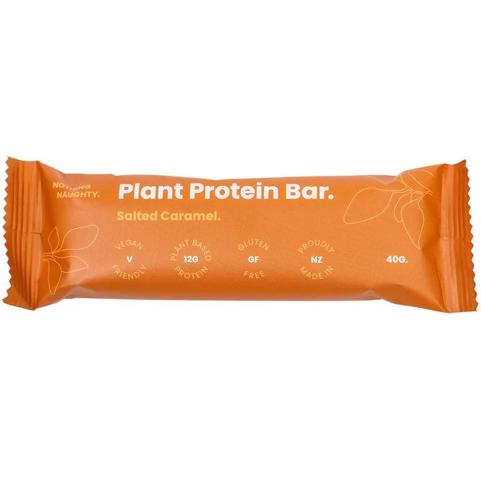 Nothing Naughty Plant Protein Bar - Salted Caramel 40g
