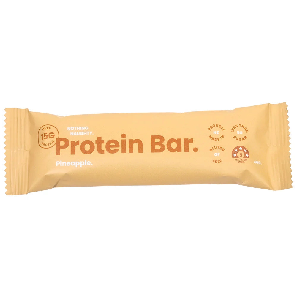 Nothing Naughty Whey Protein Bar - Pineapple 40g