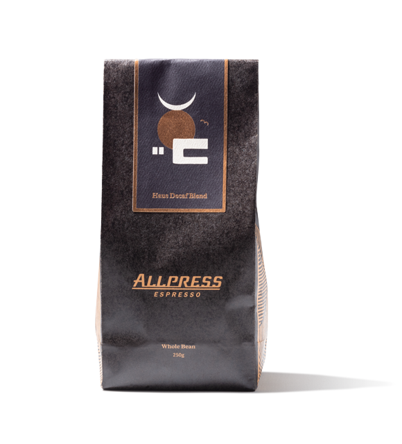 AllPress Haus Decaf - Espresso Ground 250gm