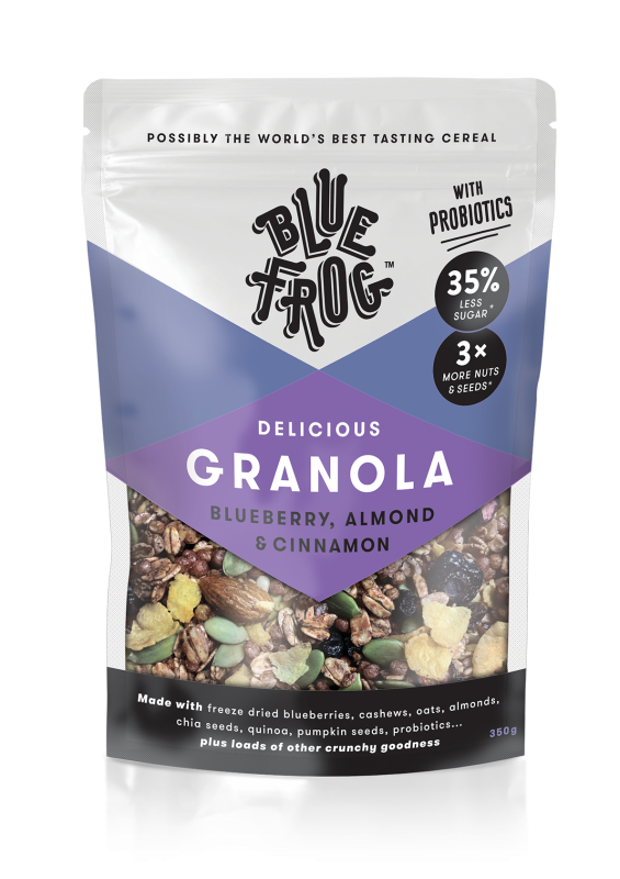 Blue Frog Granola - Blueberry Almond and Cinamon