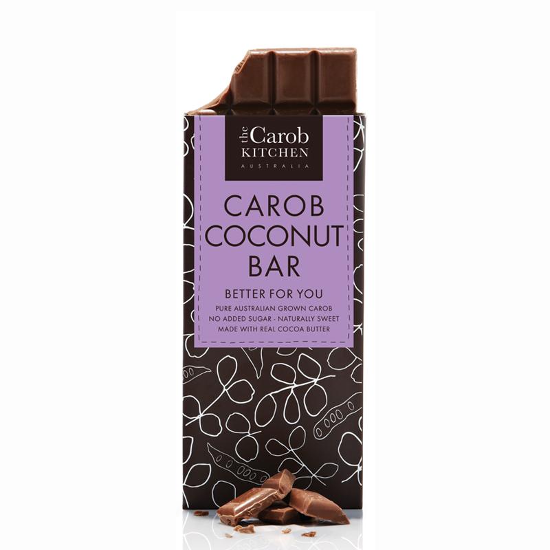 Carob Coconut Bar 80g - the carob kitchen