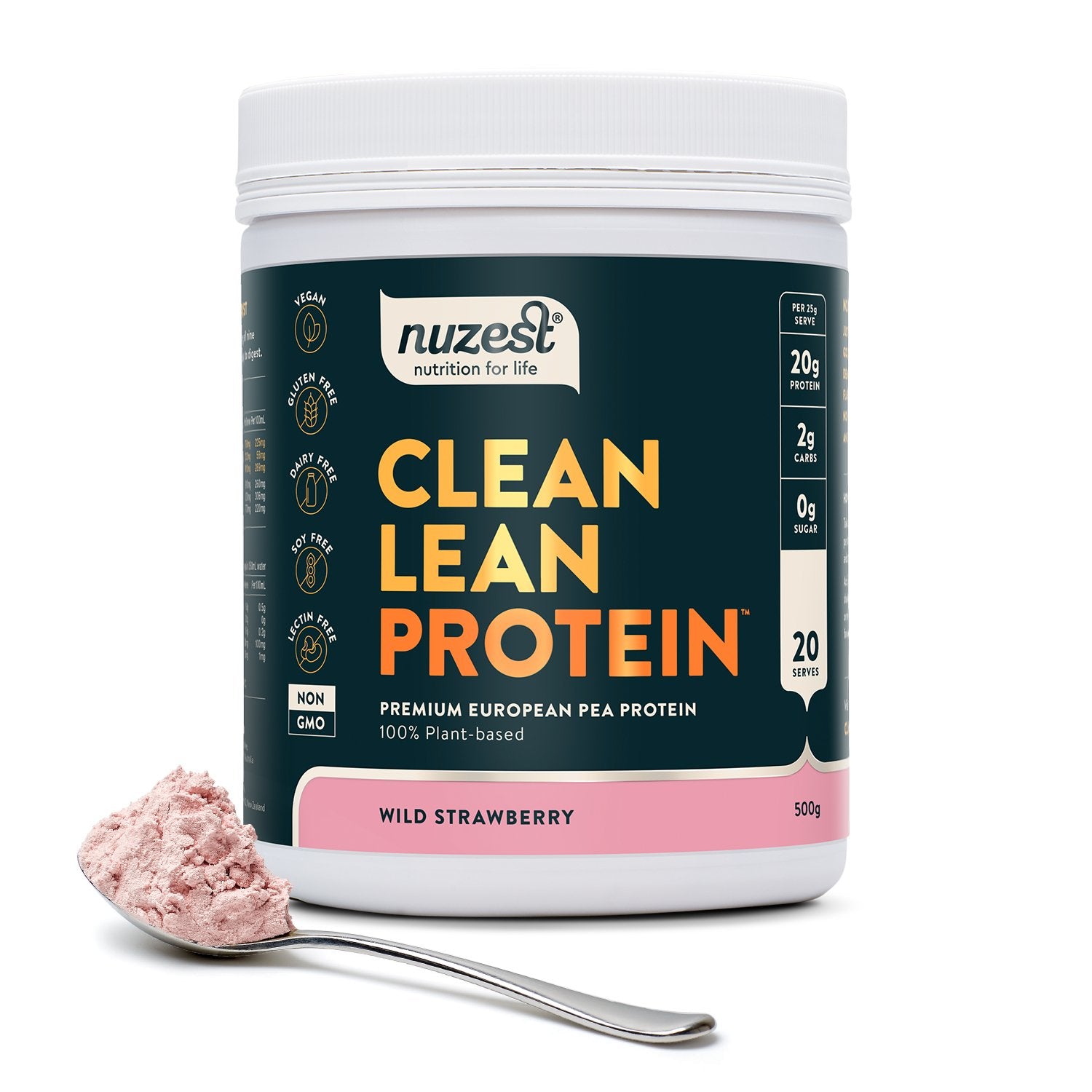 Nuzest Clean Lean Protein - Wild Strawberry 500g
