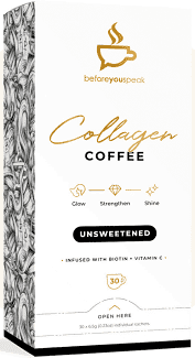 BeforeYouSpeak - Collagen Unsweetened Coffee 30's