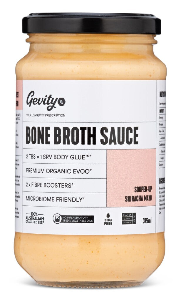 Gevity - Bone Broth Sriracha Mayo 375mL