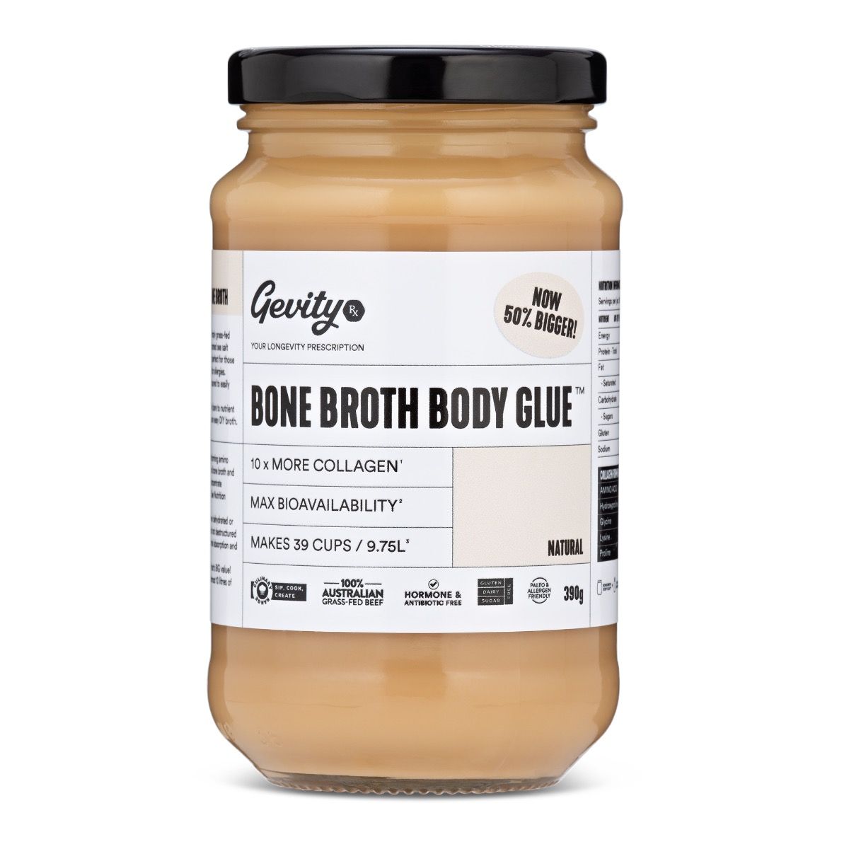 Gevity - Bone Broth Body Glue Natural 390g