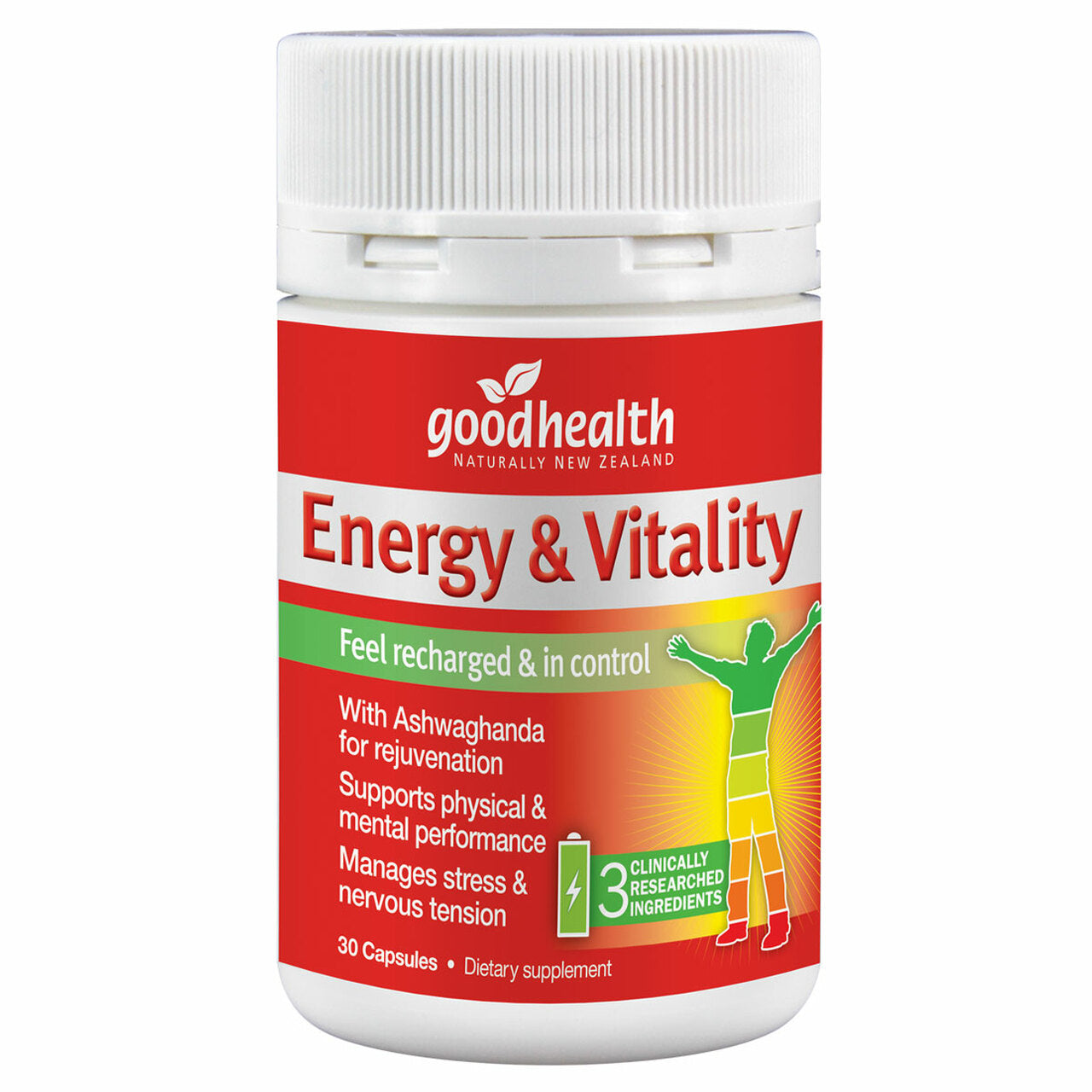 Goodhealth Energy & Vtality Support 30's