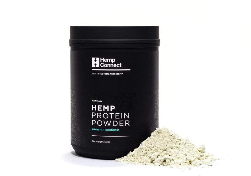 Hemp Merchants Organic Hemp Protein Powder 62% 500g vanilla