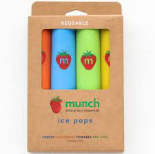 Munch Reusable Ice pops - 4 pack