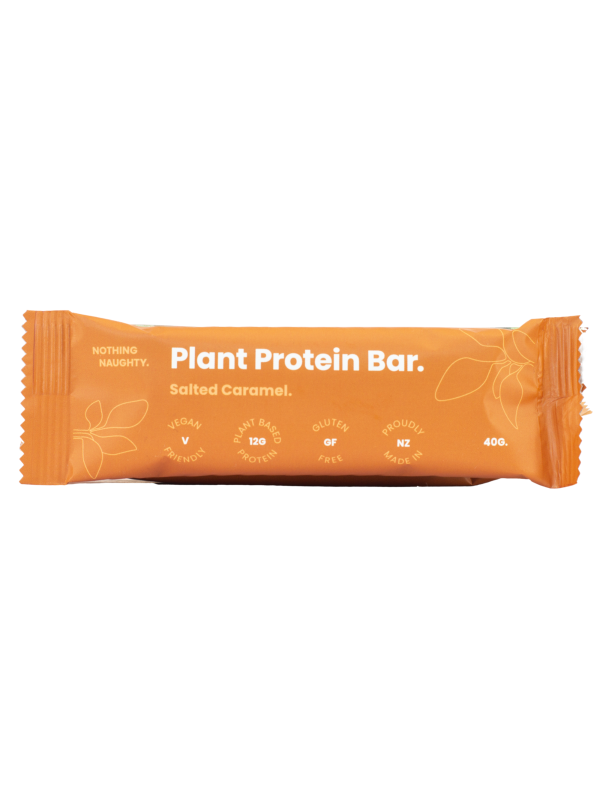 Nothing Naughty Plant Protein Bar - Salted Caramel 40g
