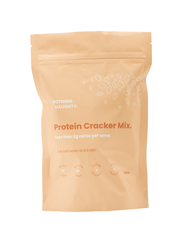 Nothing Naughty Protein Cracker Mix 500g