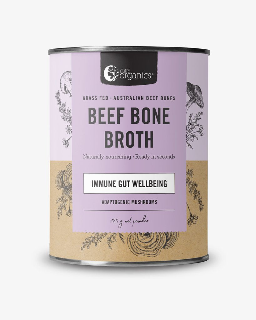 Nutra Organics Beef BONE BROTH - Mushroom 125g