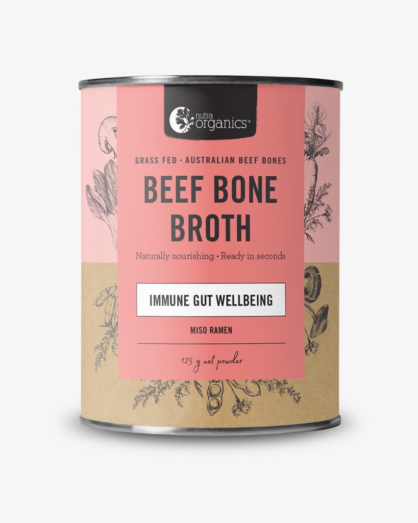 Nutra Organics Beef BONE BROTH - Miso Ramen 125g