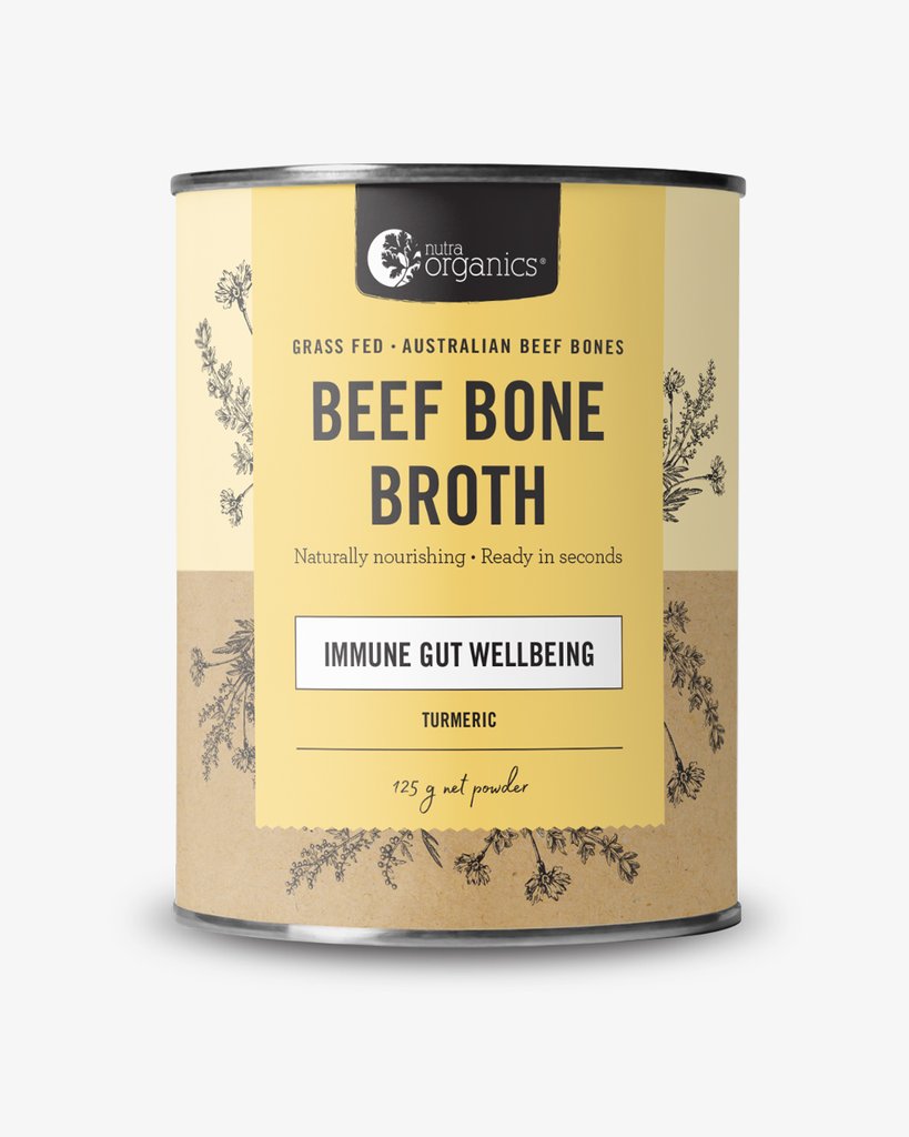 Nutra Organics Beef BONE BROTH - Turmeric 125g