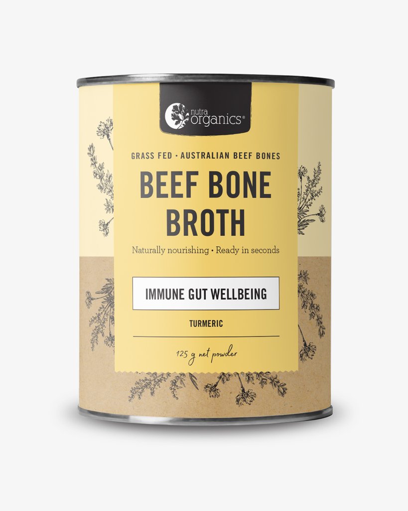 Nutra Organics Beef BONE BROTH - Turmeric 125g