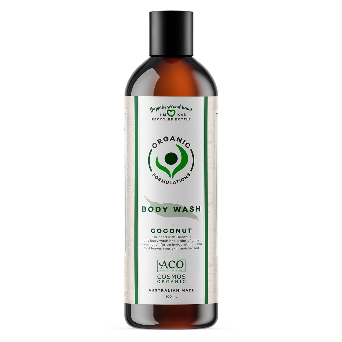 Organic Formulations Coconut Body Wash 500mL