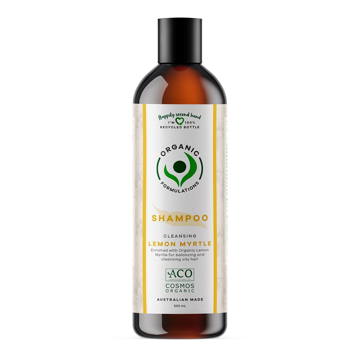 Organic Formulations Shampoo - Cleansing Lemon Myrtle 500mL