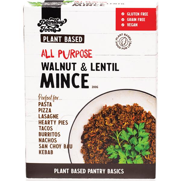 Plantasy foods - Vegan Walnut and Lentil Mince 200g