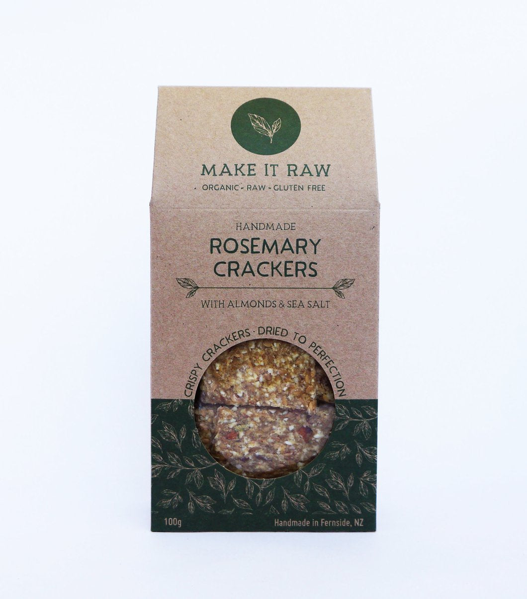 Make it Raw - Rosemary & Almond Crackers 100g