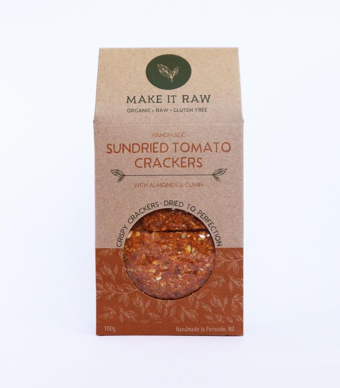 Make it Raw - Sundried Tomato & Almond Crackers 100g