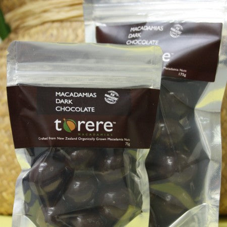 Torere Macadamias - Dark Chocolate