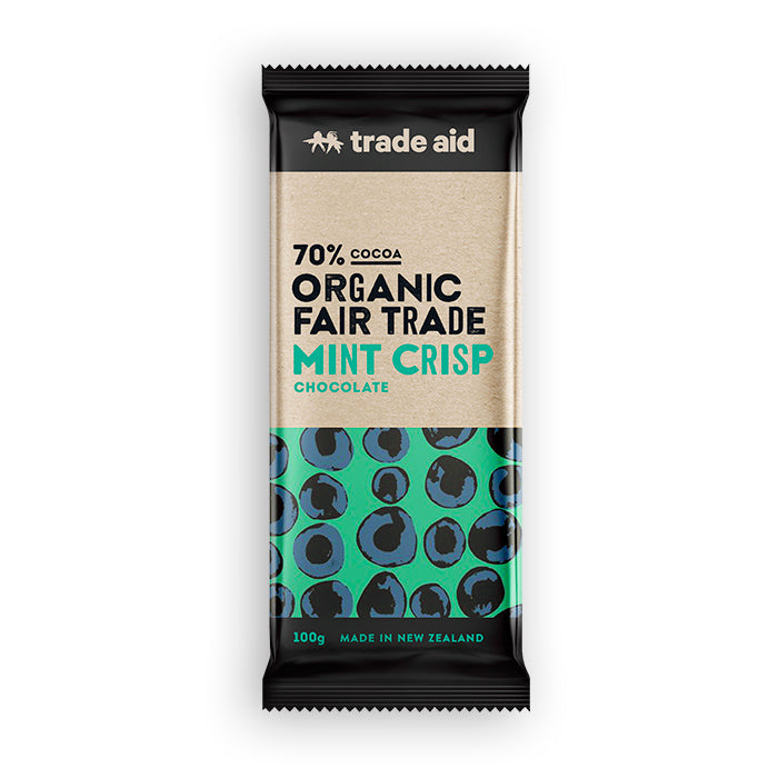 Trade Aid Crisp Mint Chocolate 100g