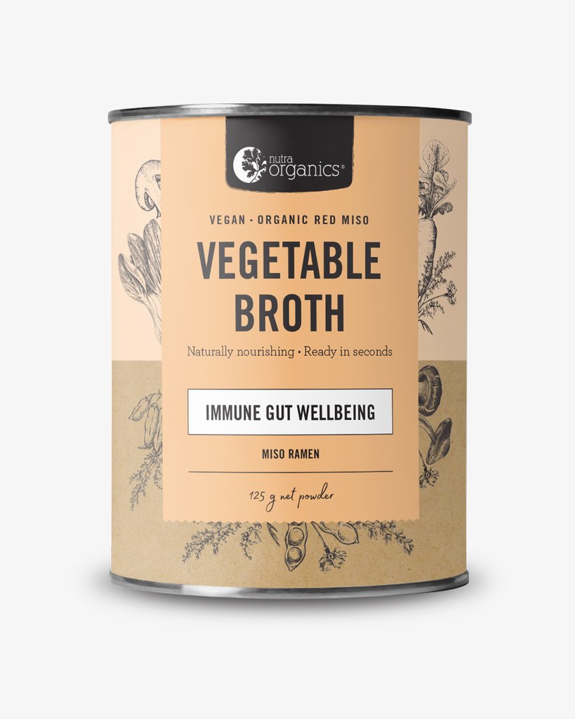 Nutra Organics Vegetable BROTH - Miso Ramen 125g