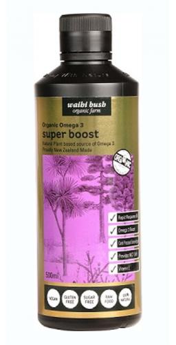 Waihi Bush Super Boost Omega 3 Oil Blend 500ml